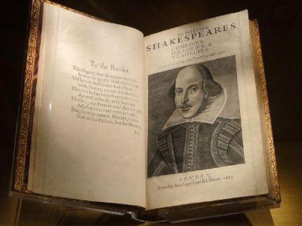 First Folio in the Folger Shakespeare